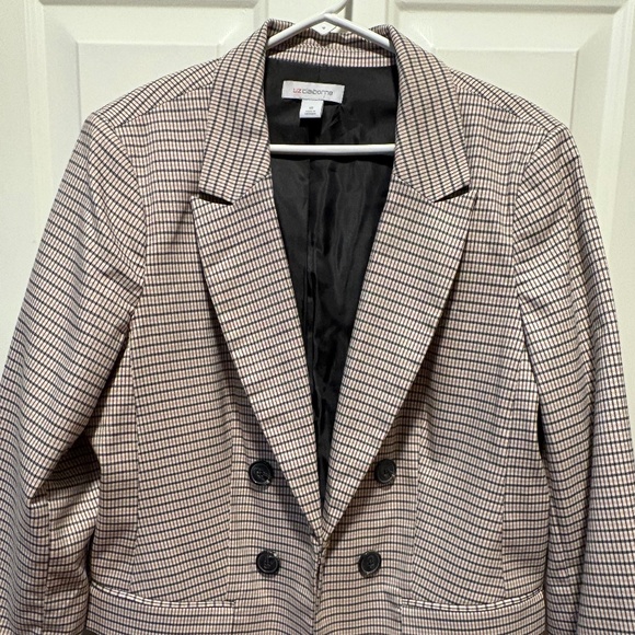 Liz Claiborne Blazer - Plaid - Picture 1 of 3